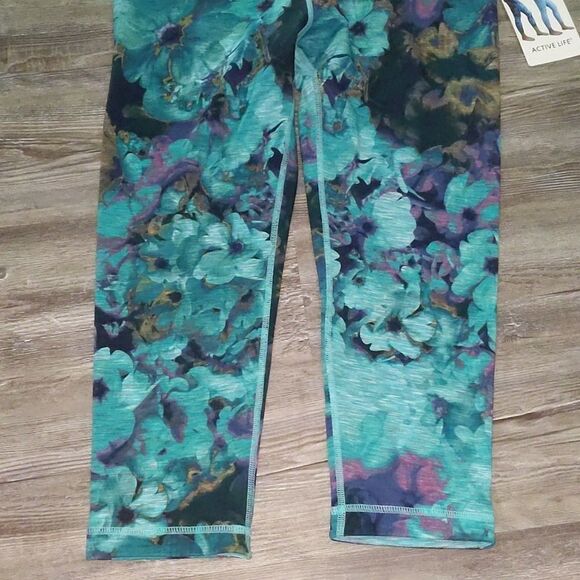 Active Life Reversible workout leggings Sz L - Picture 3 of 10